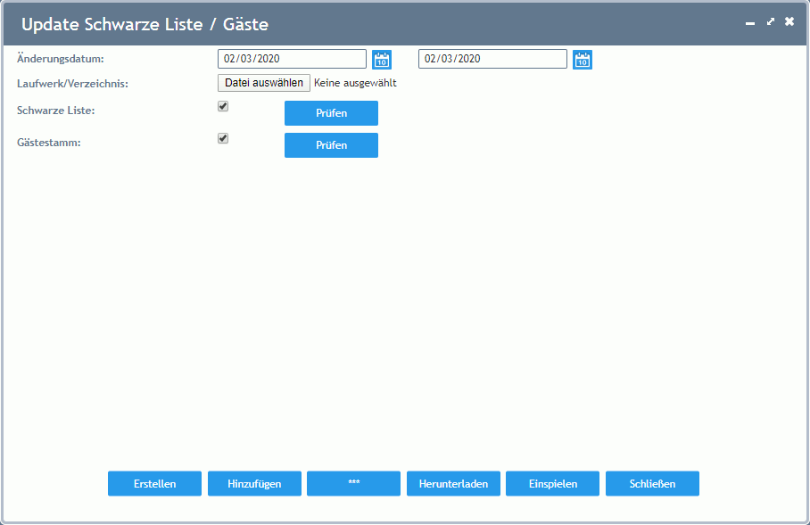 update SListe