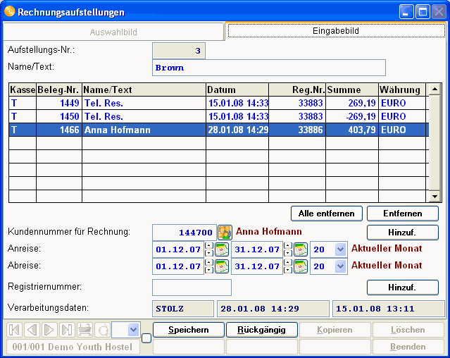 rechnung